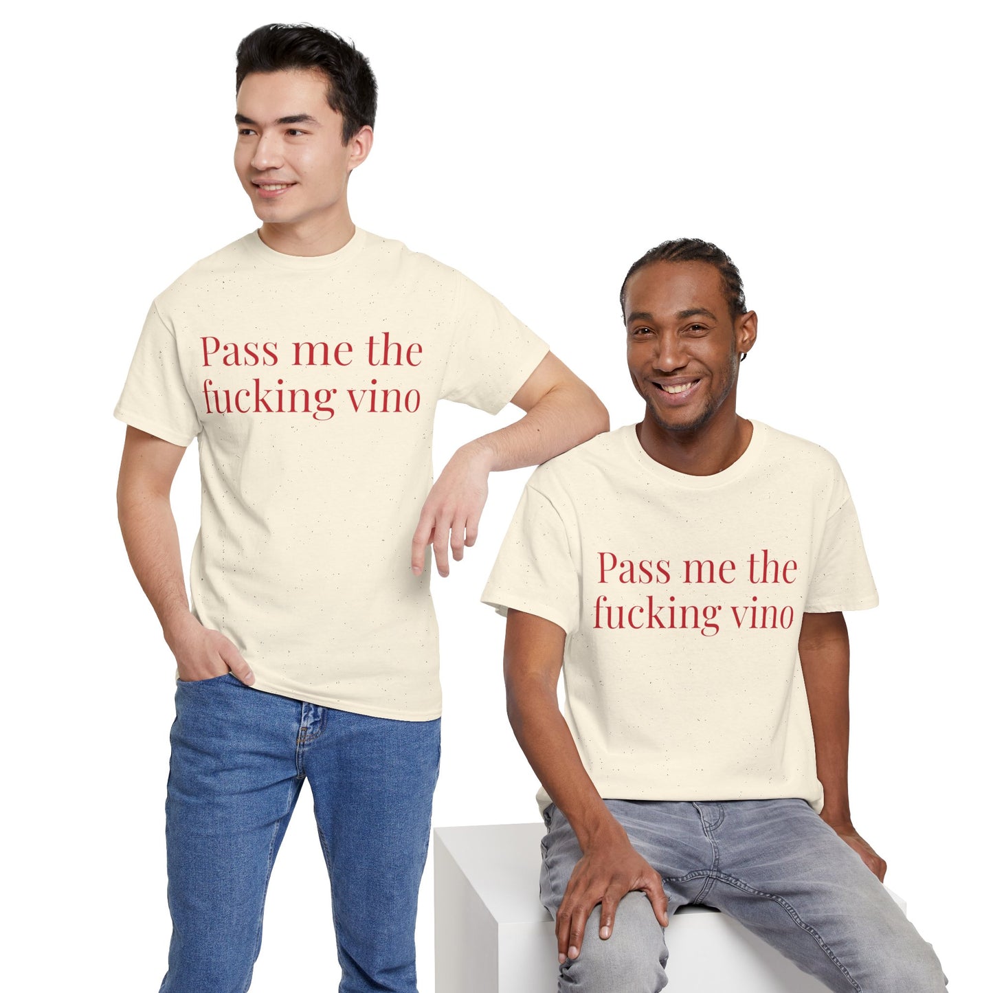 Unisex Cool Tee - Pass Me the Fucking Vino