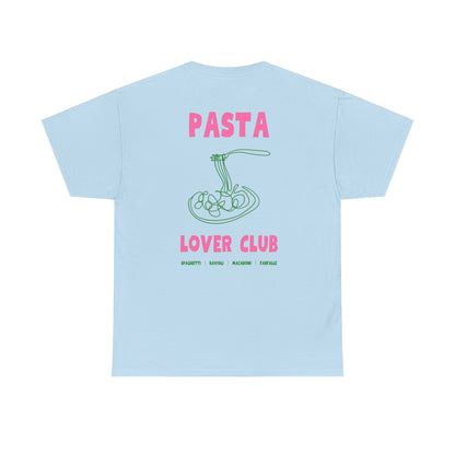 Cool Pasta Design T-Shirt - Pasta Lover Club Unisex Heavy Cotton Tee