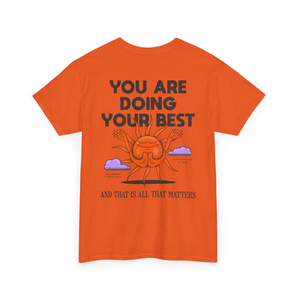 Motivational Tee - ''you are doing your best'' Noted on Sky Design