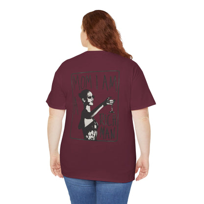 Cute Unisex T-Shirt - 'mom, i am rich man' Design