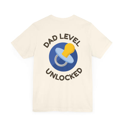 Unisex Jersey Short Sleeve Tee - Dad Level Unlocked