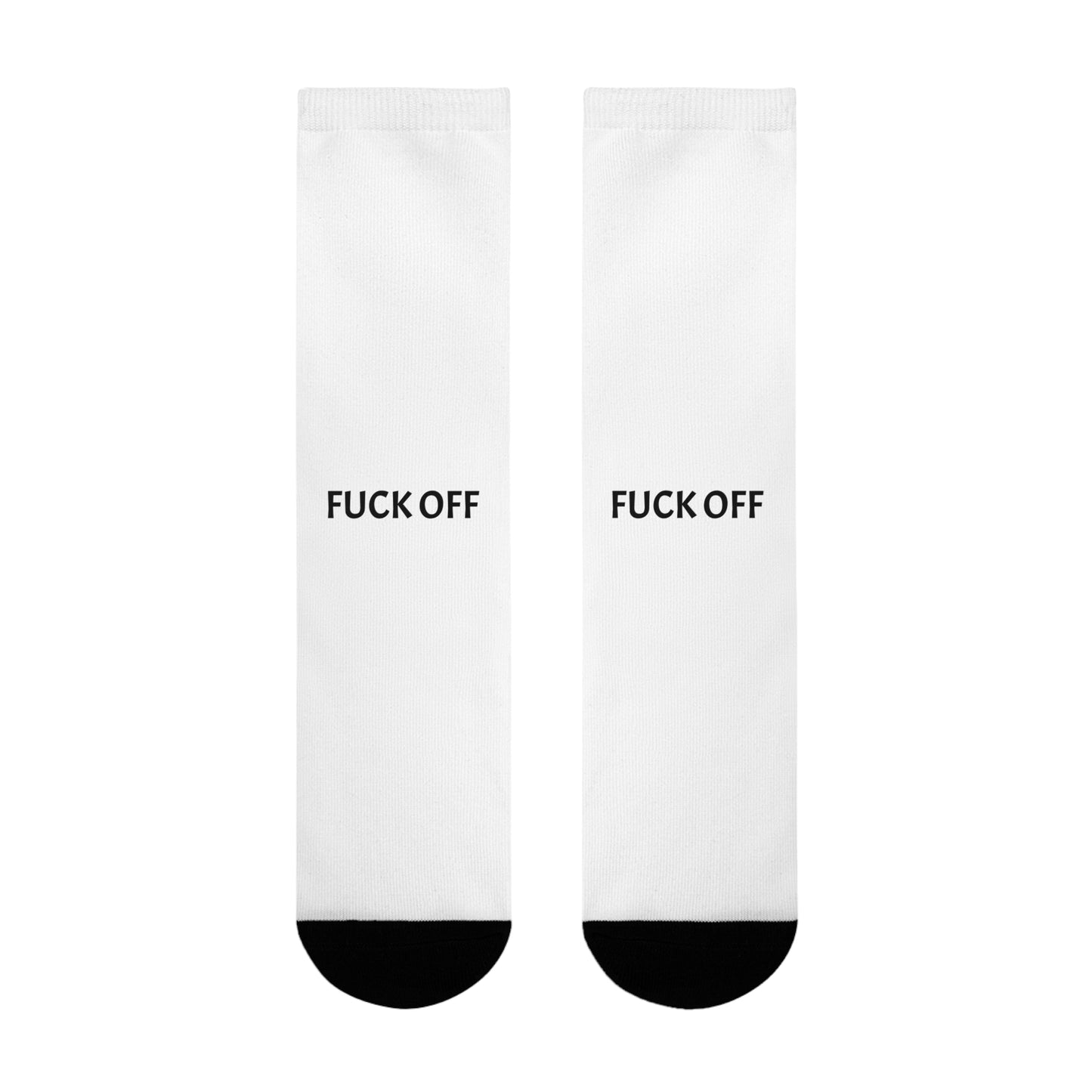 Sublimation Crew Socks - Fuck off