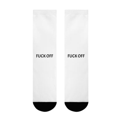 Sublimation Crew Socks - Fuck off