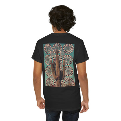Mystical Unisec Tee - Southwest Aesthetic Cactus & Eye Design