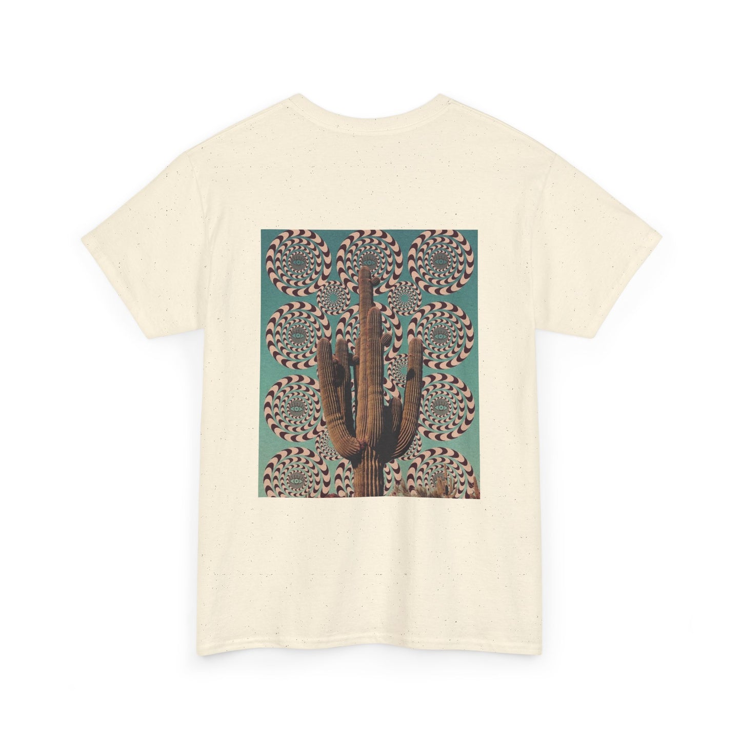 Southwest Aesthetic Mystical Cactus & Eye Design - Unisex Garment-Dyed