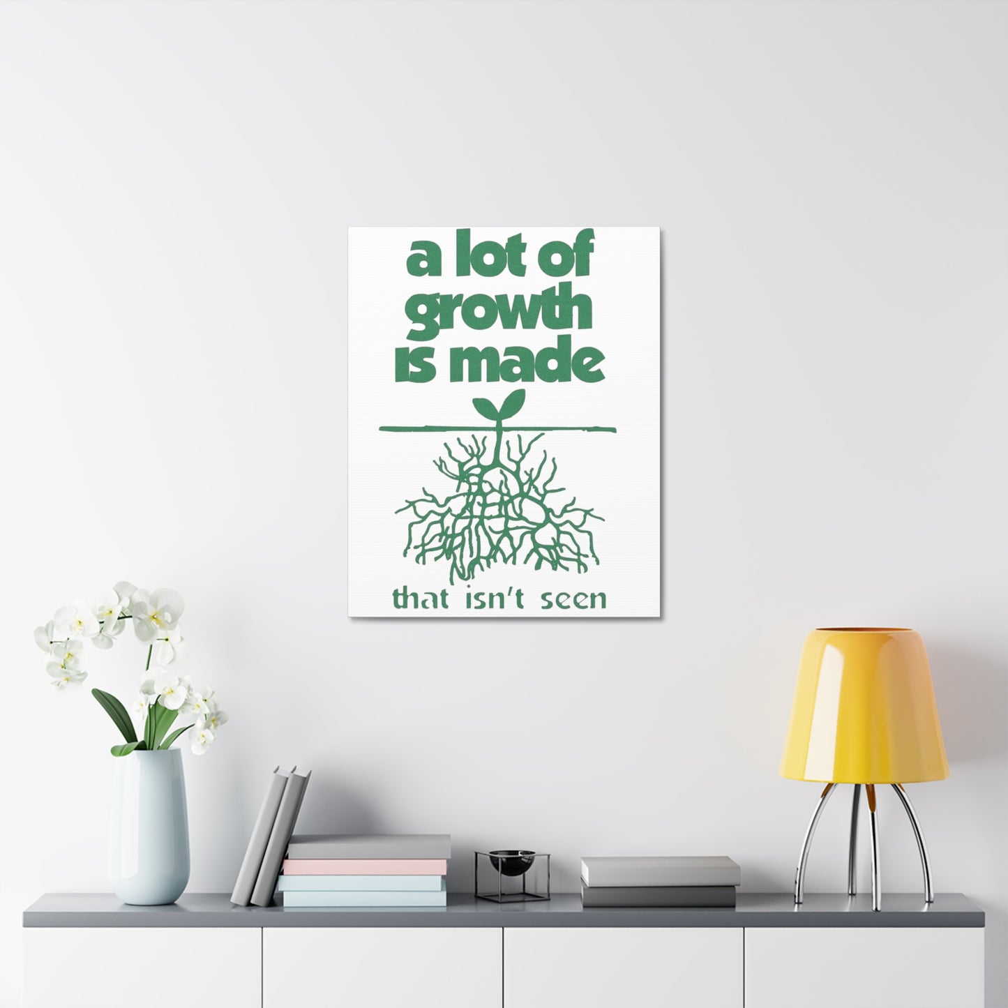 Stretched Canvas with Unique & Meaningful - All Steps Matter