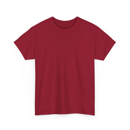 Unisex Heavy Cotton Tee - 'Certainty is An Illusion' Graphic Shirt with Butterfly & Cherries