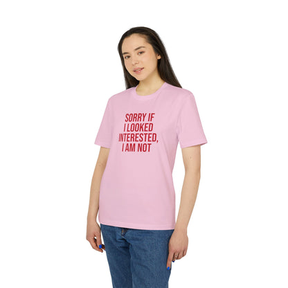 Unisex Cool & Direct T-shirt - I'm not interested.
