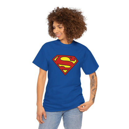 Superman Shield Unisex T-Shirt — Classic Red & Yellow Logo Tee