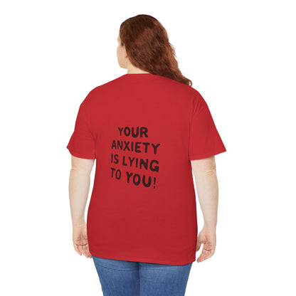 Anxiety Awareness Unisex Tee - Cool & Direct Statement T-shirt