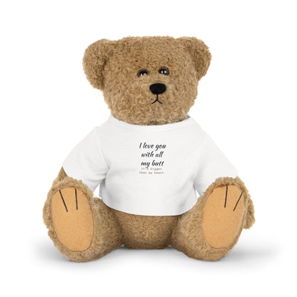 Plush Toy with Clothing - I love you in funny way