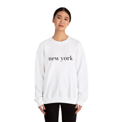 Unisex Heavy Blend™ Crewneck Sweatshirt - Minimal New York Design