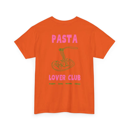 Cool Pasta Design T-Shirt - Pasta Lover Club Unisex Heavy Cotton Tee