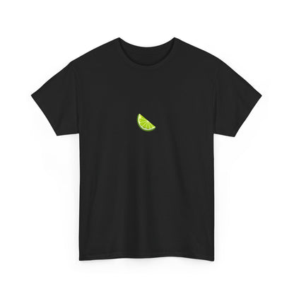 Minimal Lime Embroidered Tee – Fresh & Tangy Summer Shirt