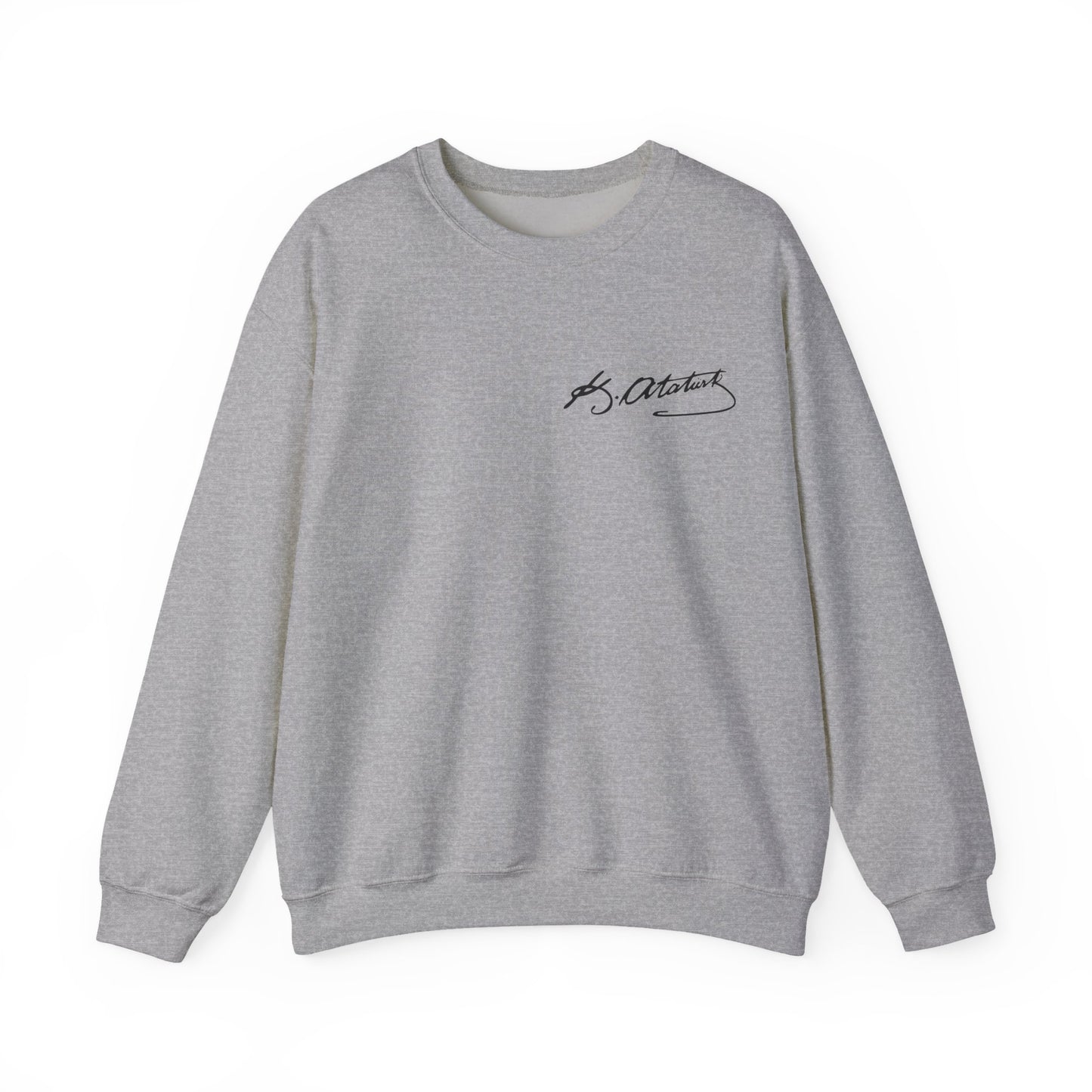 ATA Heritage - Unisex Heavy Blend™ Crewneck Sweatshirt with Signature of Father of Turks