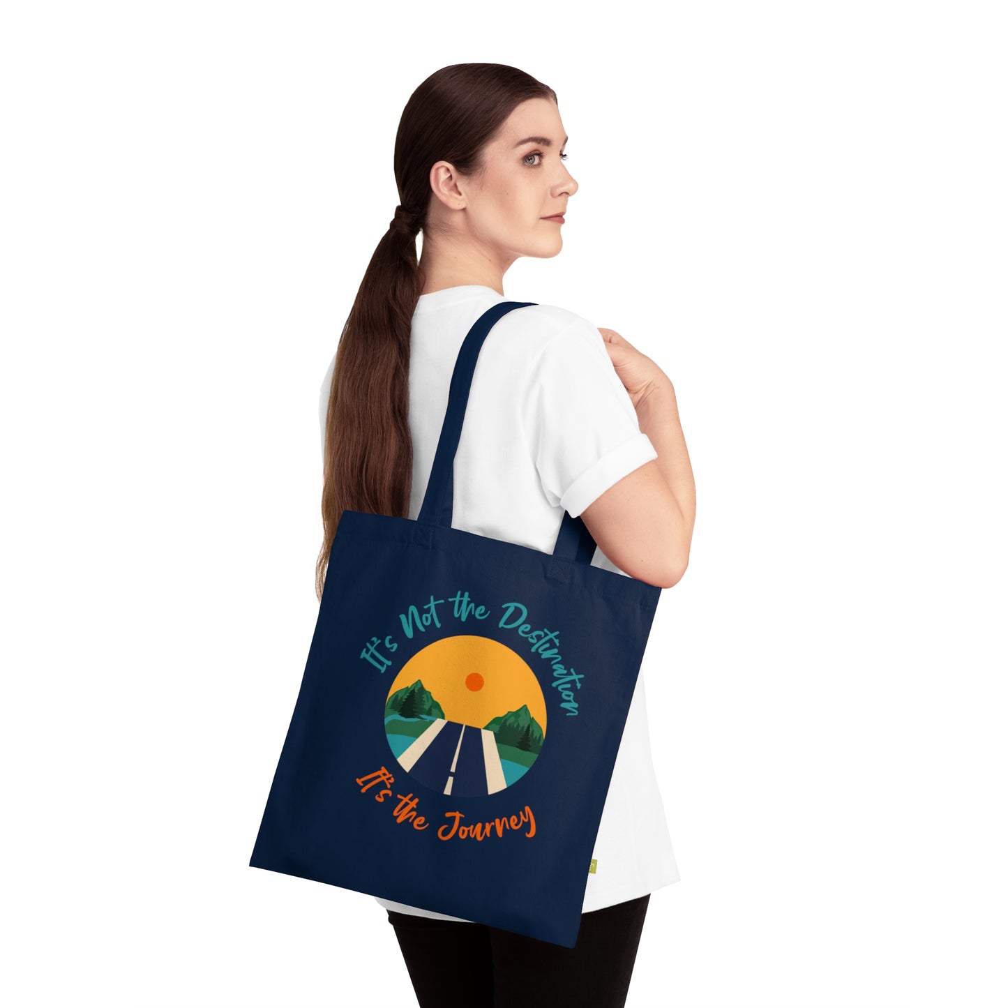 Eco-Friendly Organic Cotton Tote Bag - It's Journey, Meaningful & Versatile for Everyday Use