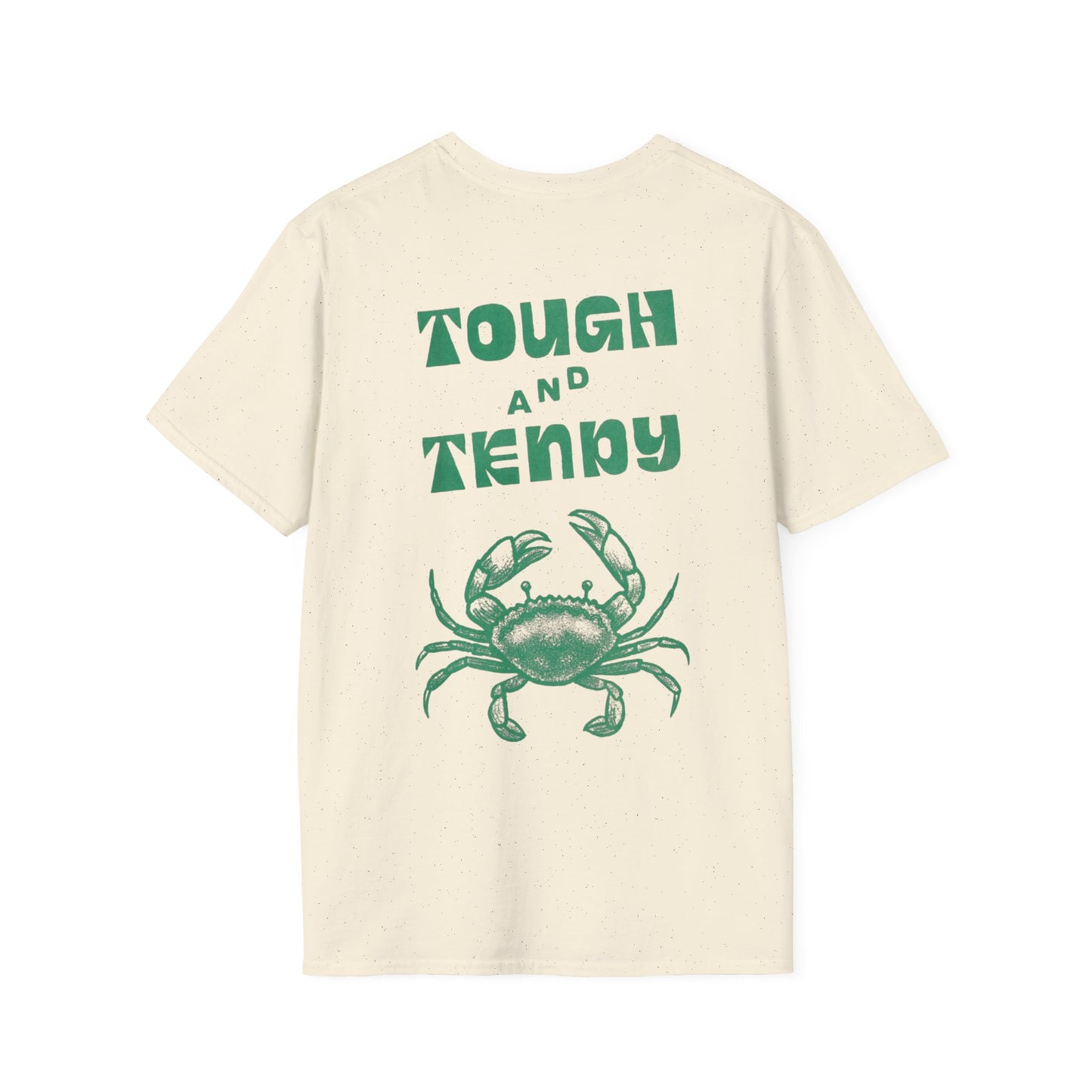 Unisex Fun T-Shirt — 'Tough and Tendy' Crab Graphic Design Tee