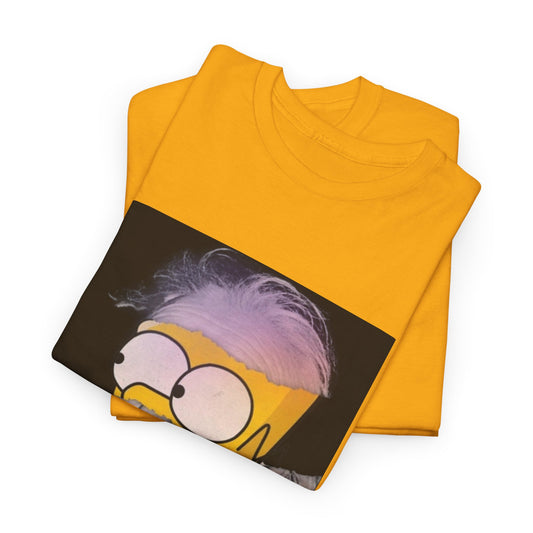 "Smart Meets Stupid" – Pop Culture Mashup Art Print  (Einstein x Bart Simpson)