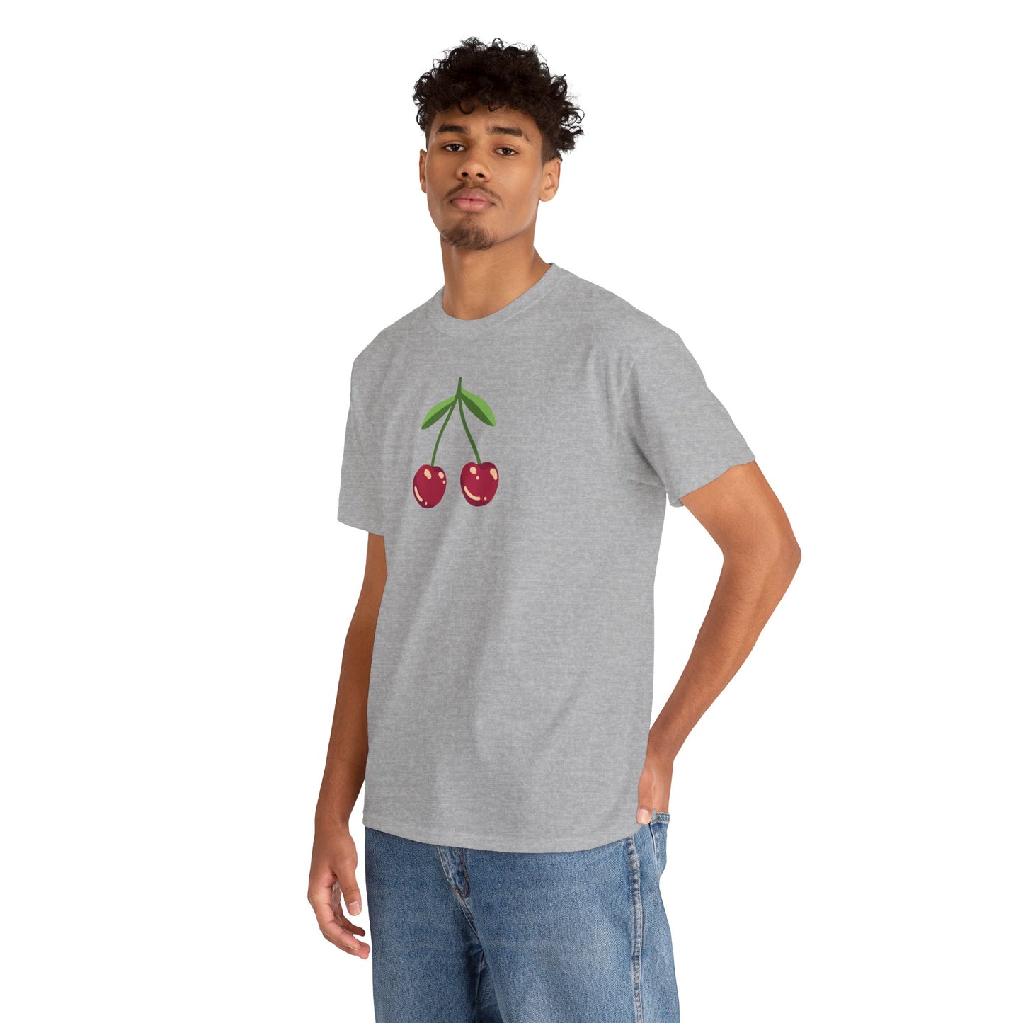 Cute Cherry Embroidery T-Shirt – Summer Style for Everyone