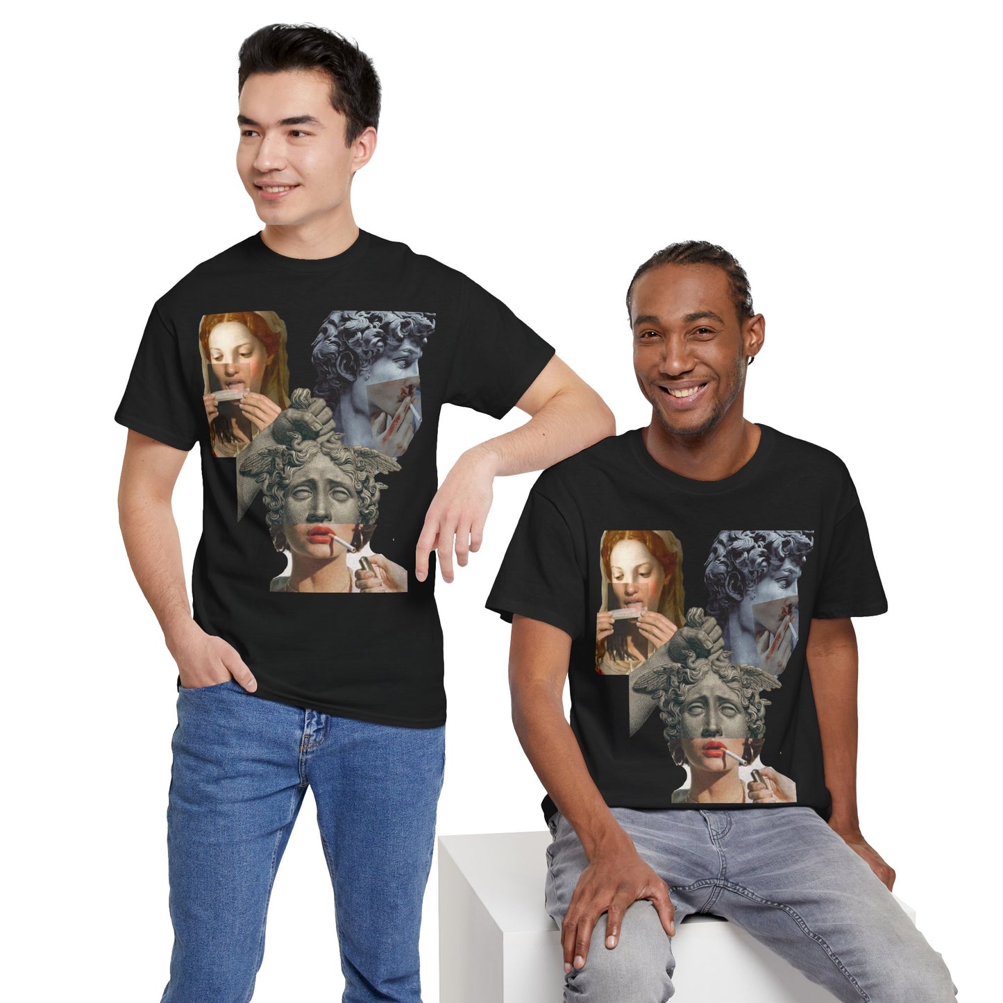 Renaissance Design Tee - Rolling Through the Ages Cool Unisex Shirt