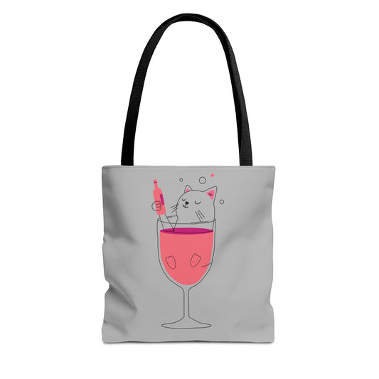 Cute & Minimalist Glass Design Tote Bag