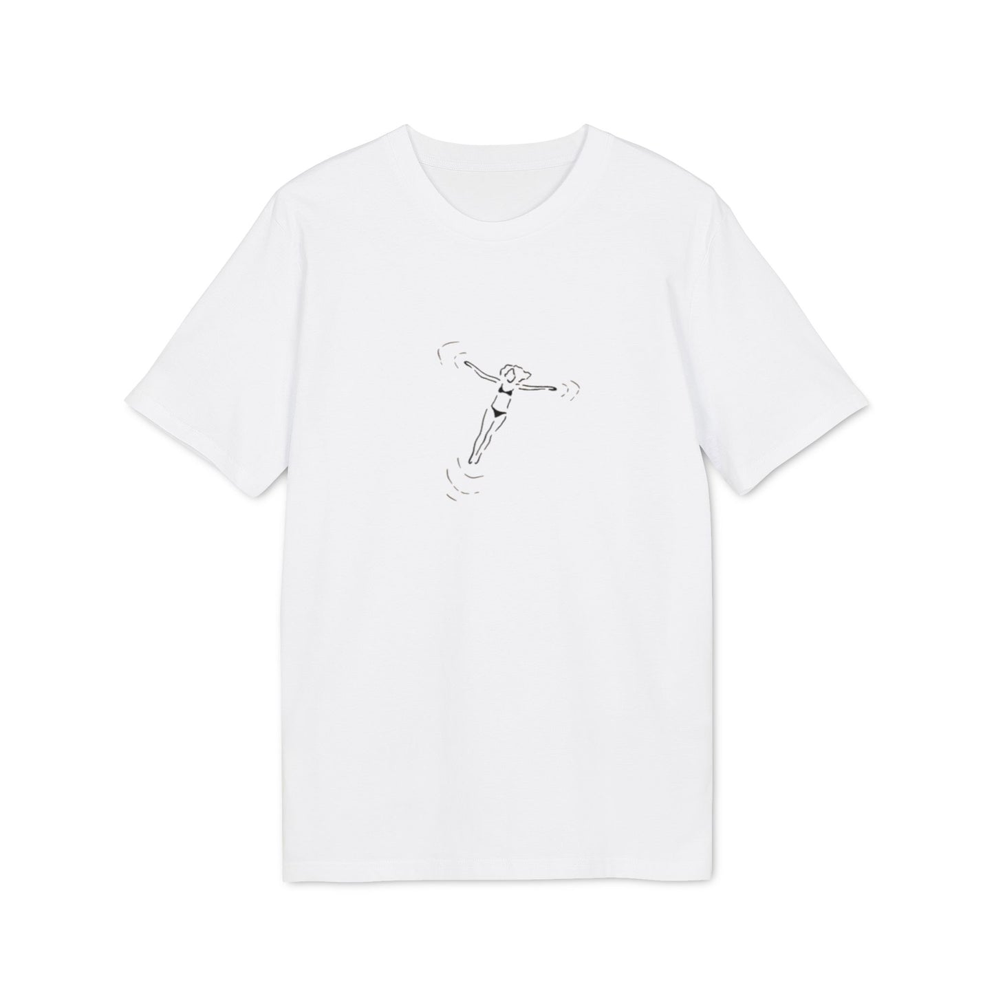 Swimmer Girl Artistic T-shirt - Unisex Cool Tee