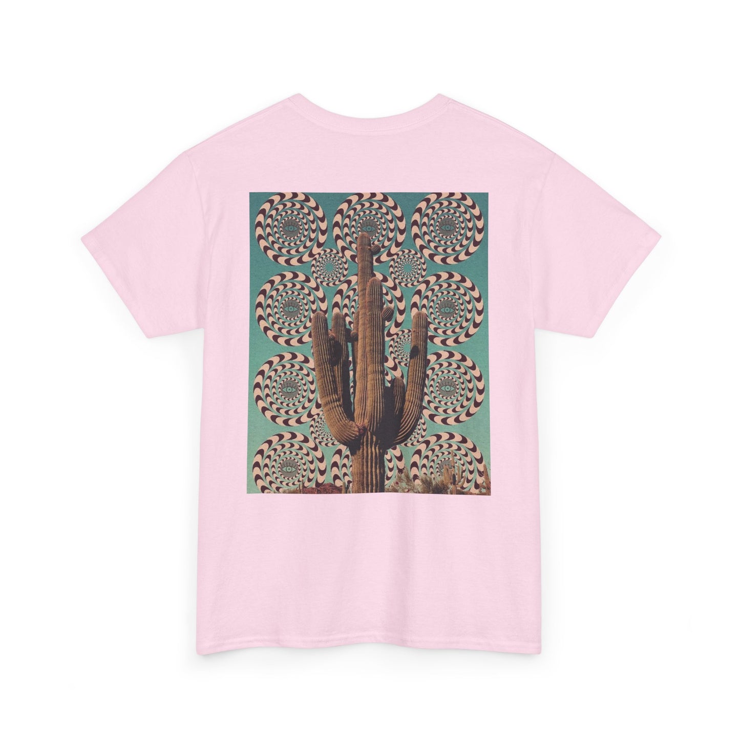 Mystical Unisec Tee - Southwest Aesthetic Cactus & Eye Design