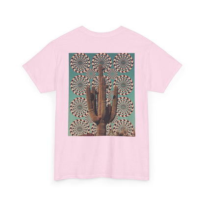 Mystical Unisec Tee - Southwest Aesthetic Cactus & Eye Design