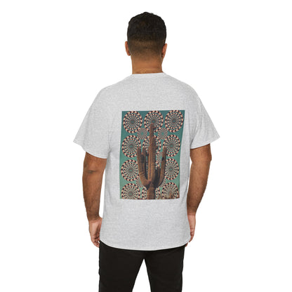 Southwest Aesthetic Mystical Cactus & Eye Design - Unisex Garment-Dyed