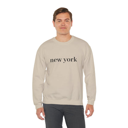 Unisex Heavy Blend™ Crewneck Sweatshirt - Minimal New York Design