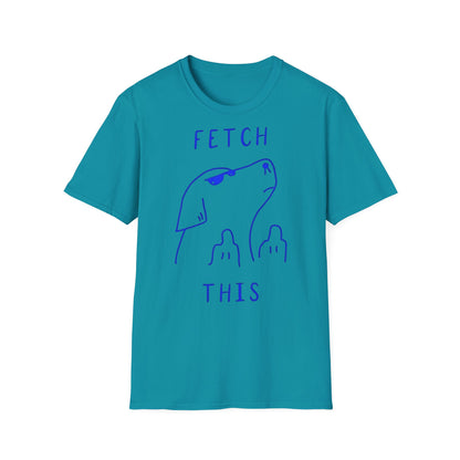 Dog Sunglass Unisex T-Shirt - Fetch This Cool Design