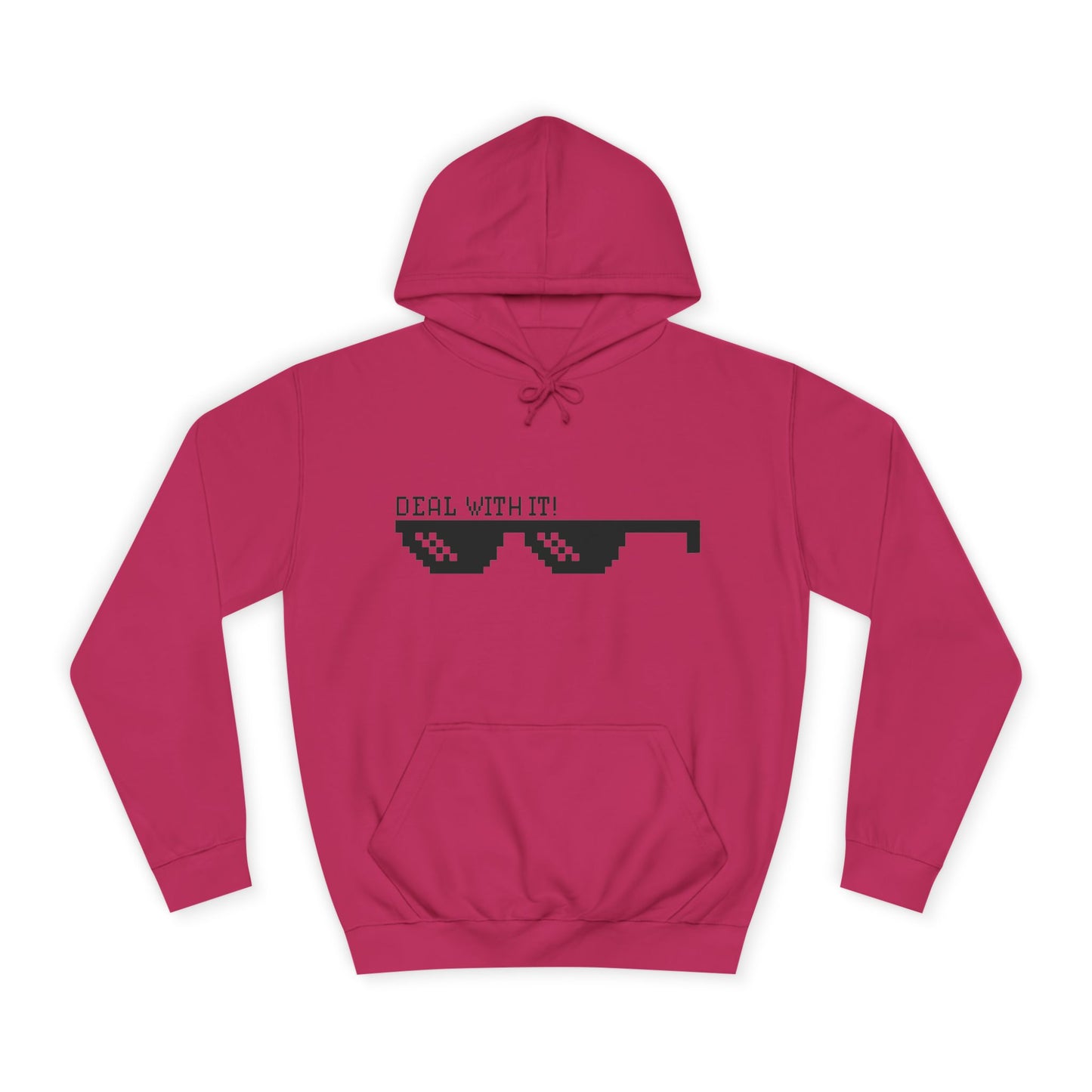 Deal With It Hoodie — 'deal with it' Sunglasses Graphic College Sweatshirt