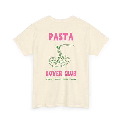 Cool Pasta Design T-Shirt - Pasta Lover Club Unisex Heavy Cotton Tee