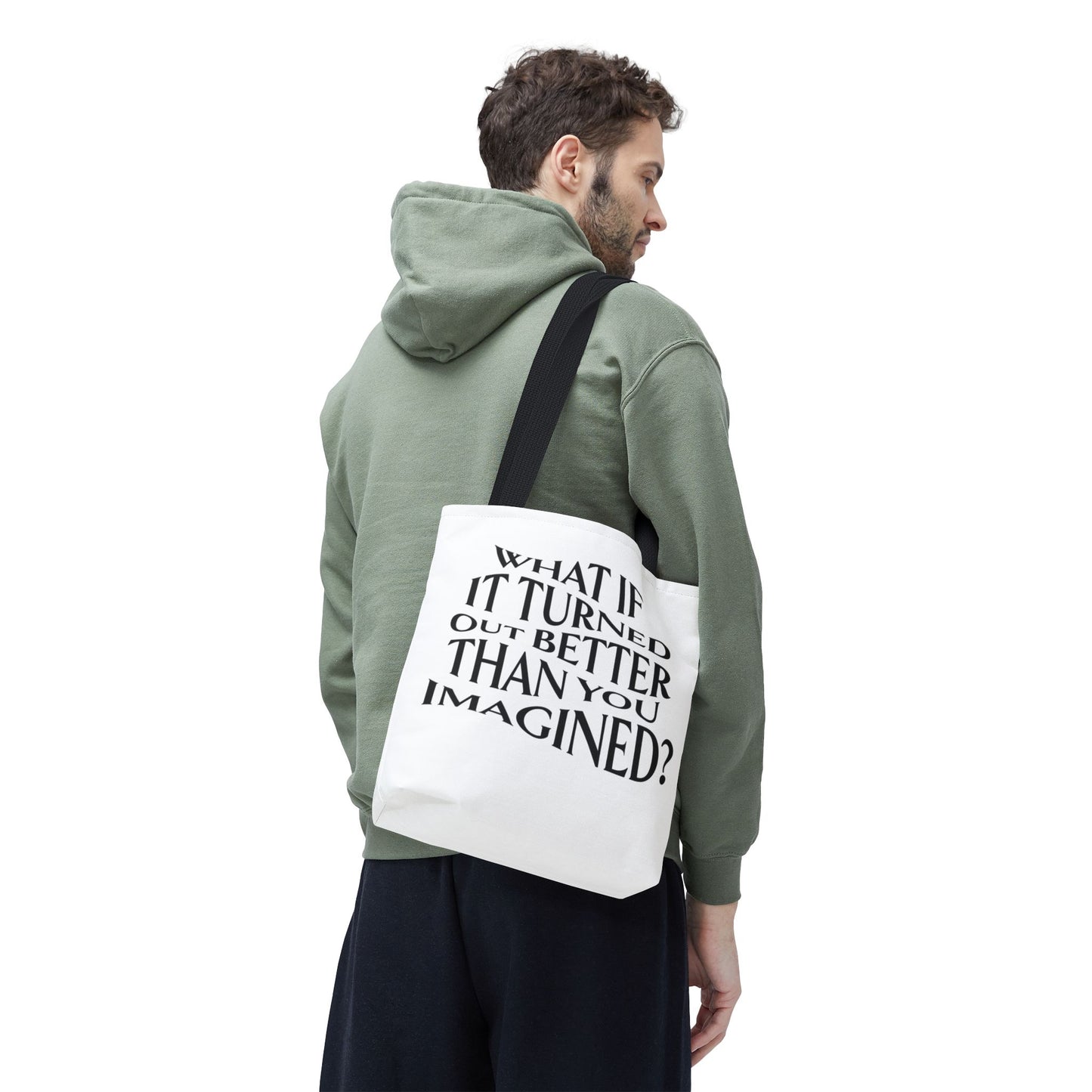 Cute & Minimalist Glass Design Tote Bag - What If It Turned Out Better Than You Imagined?