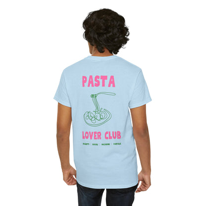 Cool Pasta Design T-Shirt - Pasta Lover Club Unisex Heavy Cotton Tee