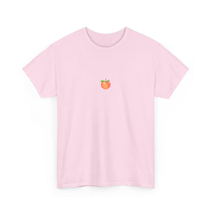 Citrus Peach Shirt – Refreshing Embroidered Unisex Tee