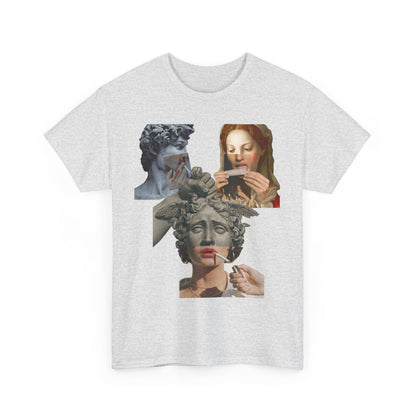 "High Renaissance, Higher Standards" Design Tee - Rolling Through the Ages Cool Shirt