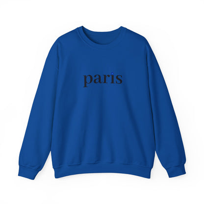 Unisex Heavy Blend™ Crewneck Sweatshirt - Paris with Meaningful Sign