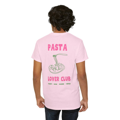 Cool Pasta Design T-Shirt - Pasta Lover Club Unisex Heavy Cotton Tee