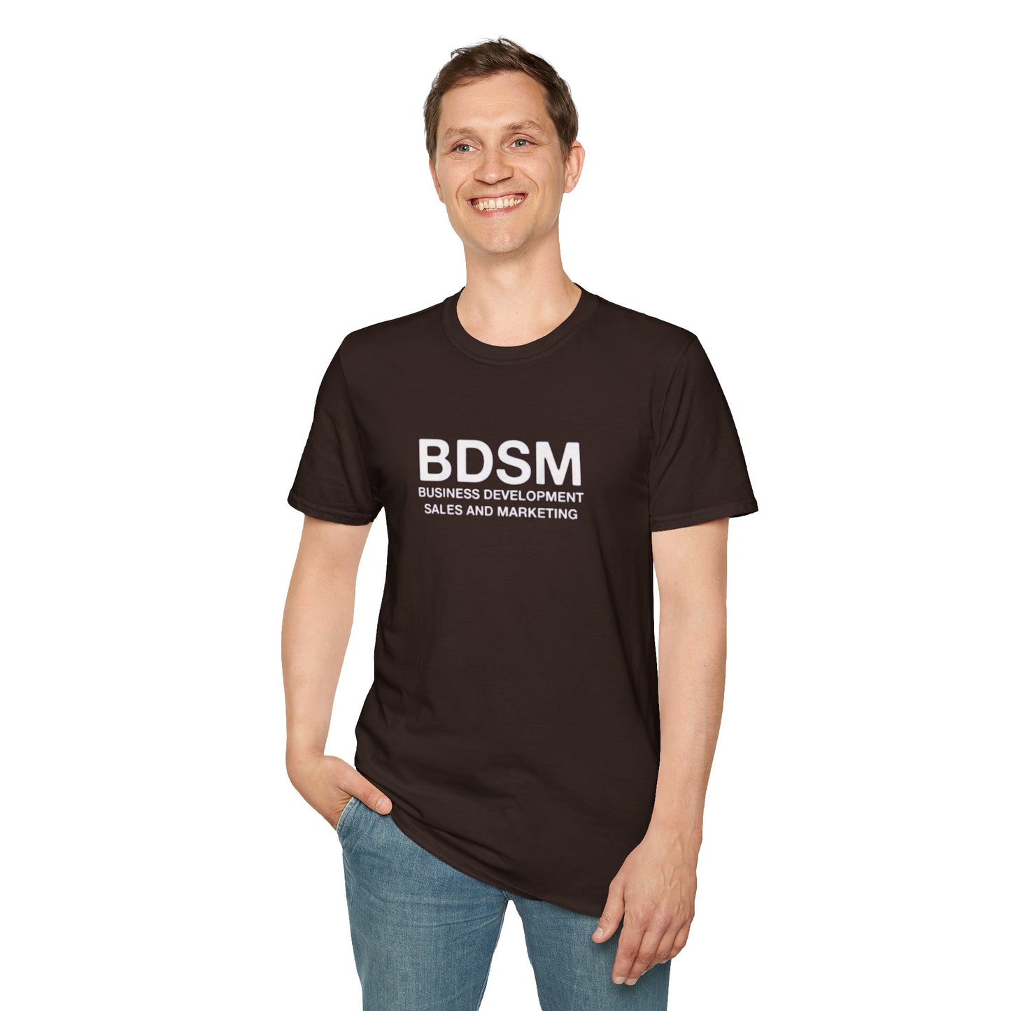 BDSM (Business Development Sales & Marketing) Funny Novelty T-Shirt - Sarcastic Office Humor Tee