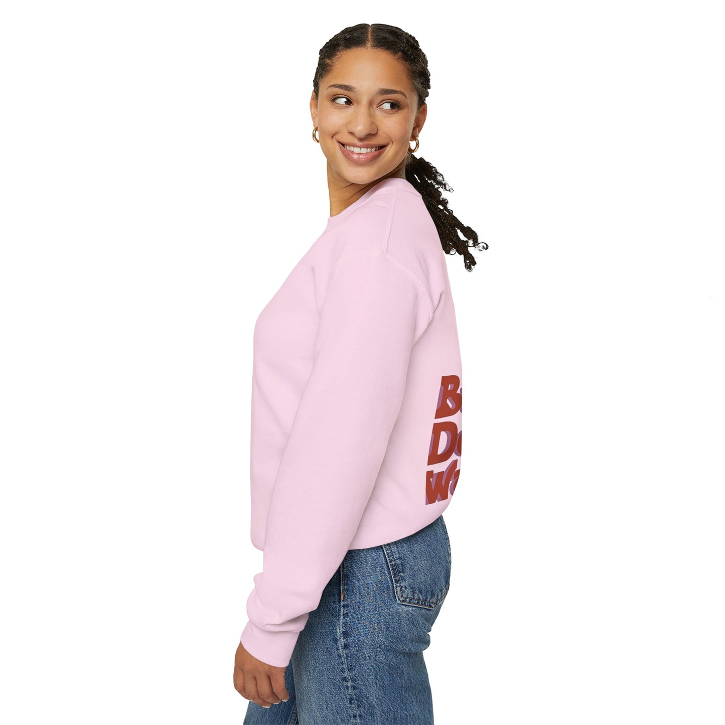 Graphic Unisex Stylish Sweatshirt — 'But I Don't Want To.' Retro Illustration Crewneck