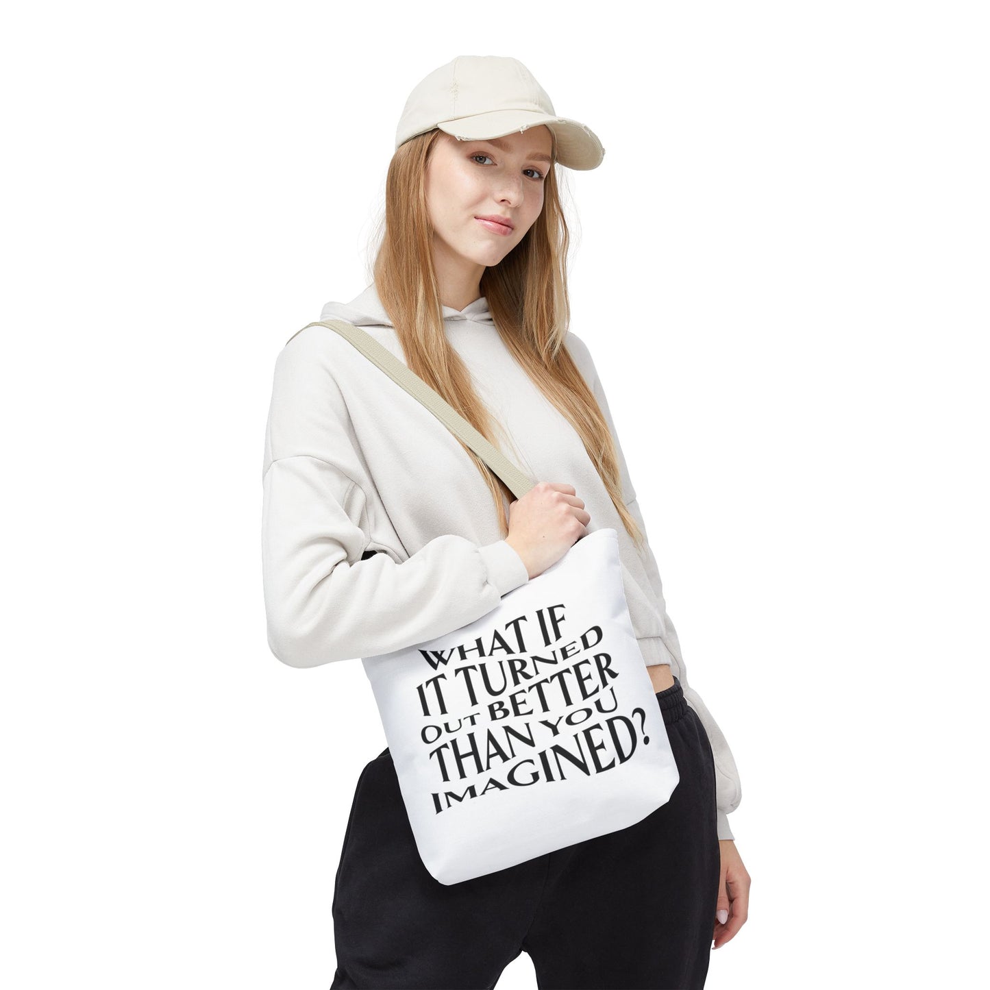 Cute & Minimalist Glass Design Tote Bag - What If It Turned Out Better Than You Imagined?