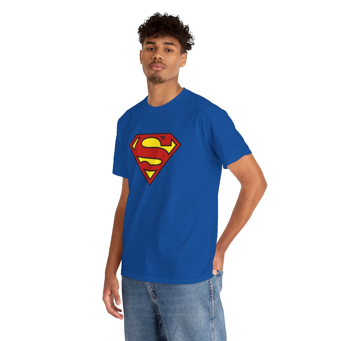 Superman Shield Unisex T-Shirt — Classic Red & Yellow Logo Tee