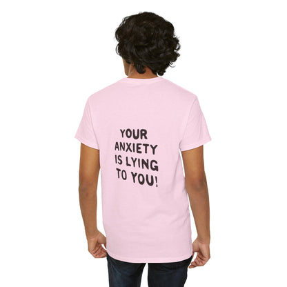 Anxiety Awareness Unisex Tee - Cool & Direct Statement T-shirt