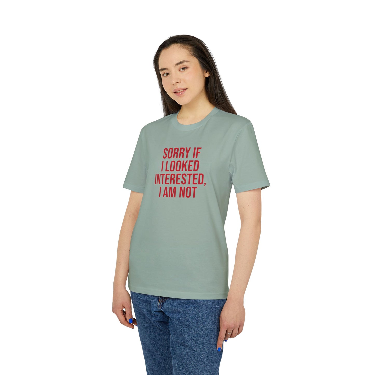 Unisex Cool & Direct T-shirt - I'm not interested.