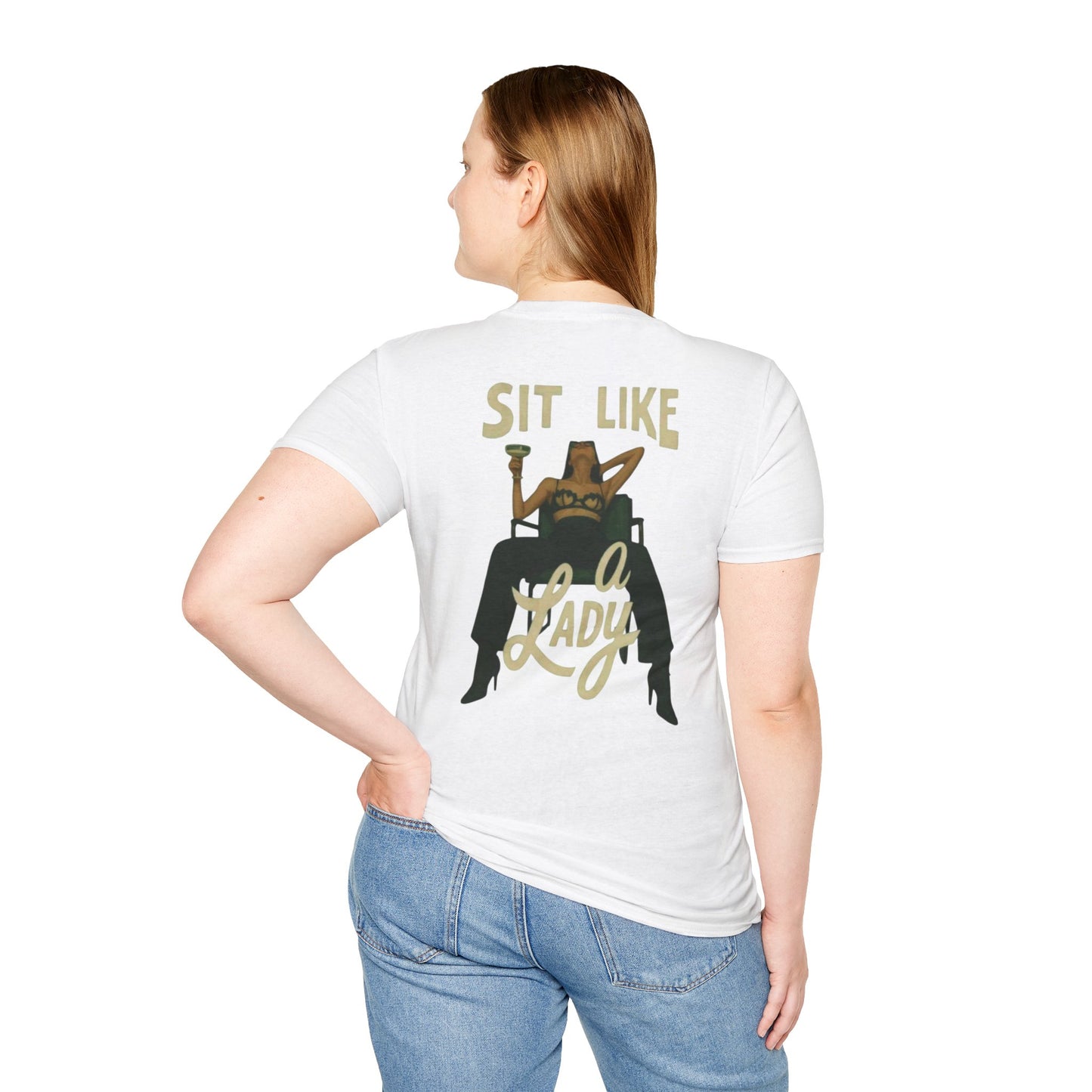 Sit Like a Lady T-Shirt — Southern Sass Graphic Unisex Tee