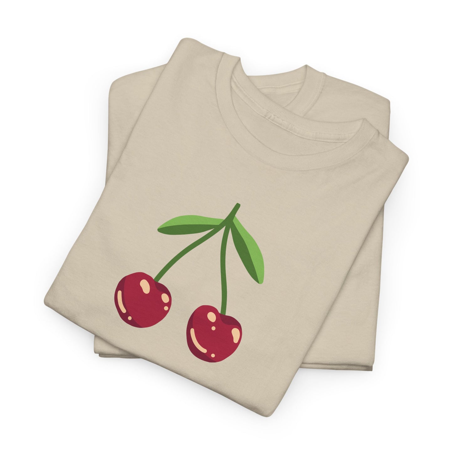 Cute Cherry Embroidery T-Shirt – Summer Style for Everyone