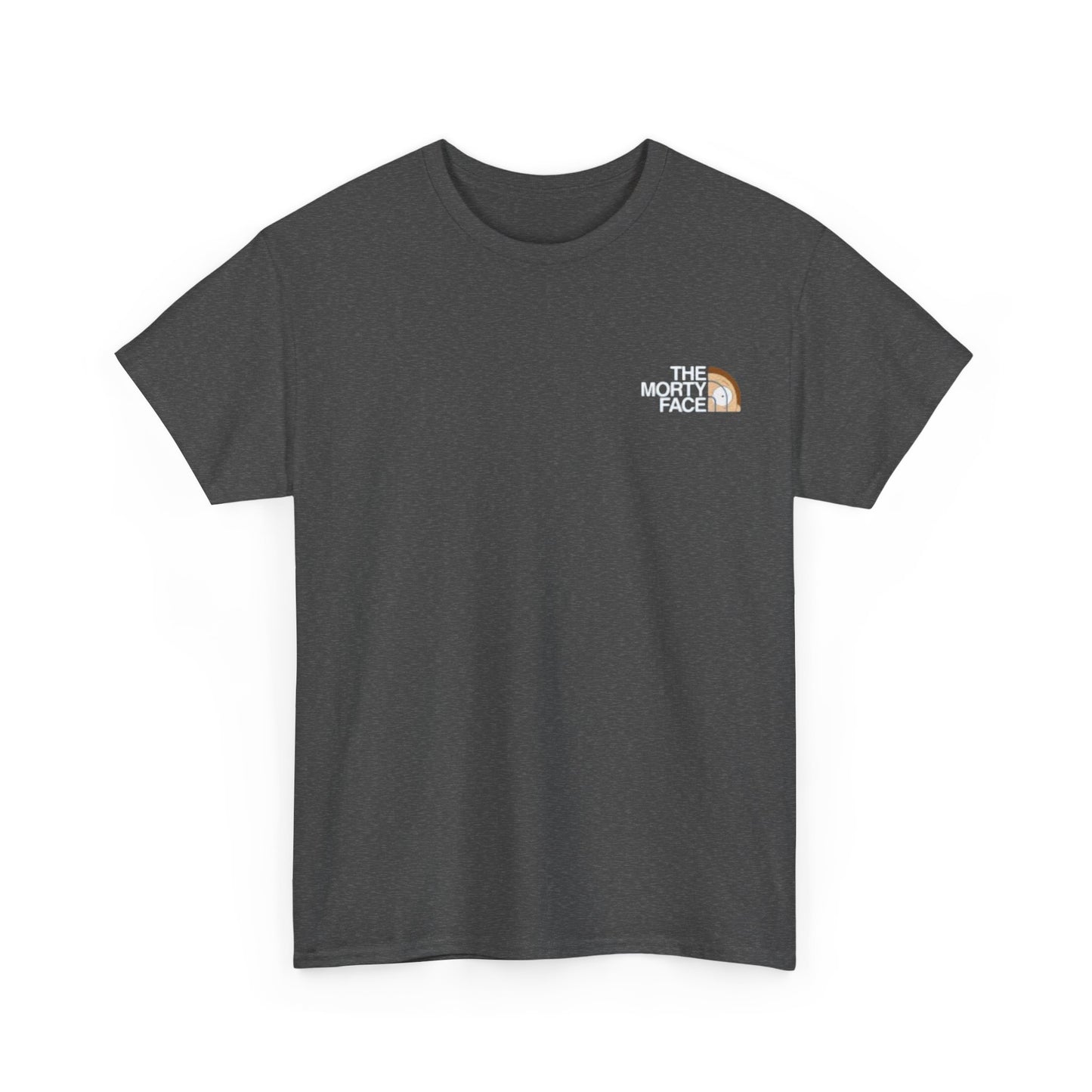 Funny T-Shirt Design - The Morty Face Unisex Heavy Cotton Tee