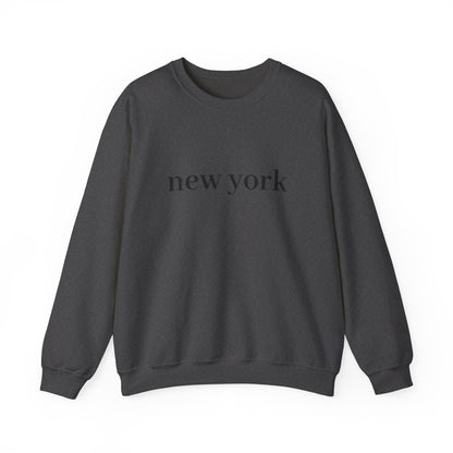 Unisex Heavy Blend™ Crewneck Sweatshirt - Minimal New York Design