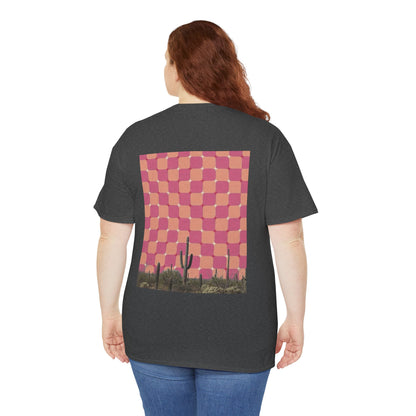 Southwest Aesthetic Mystical Cactus Design - Unisex Garment-Dyed Tee